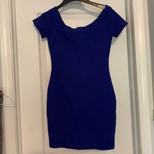 Blue off the shoulder LuLus dress